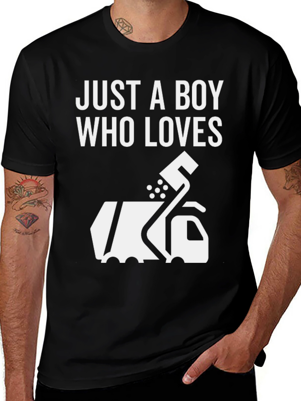 Boy Who Loves Trucks T-Shirt