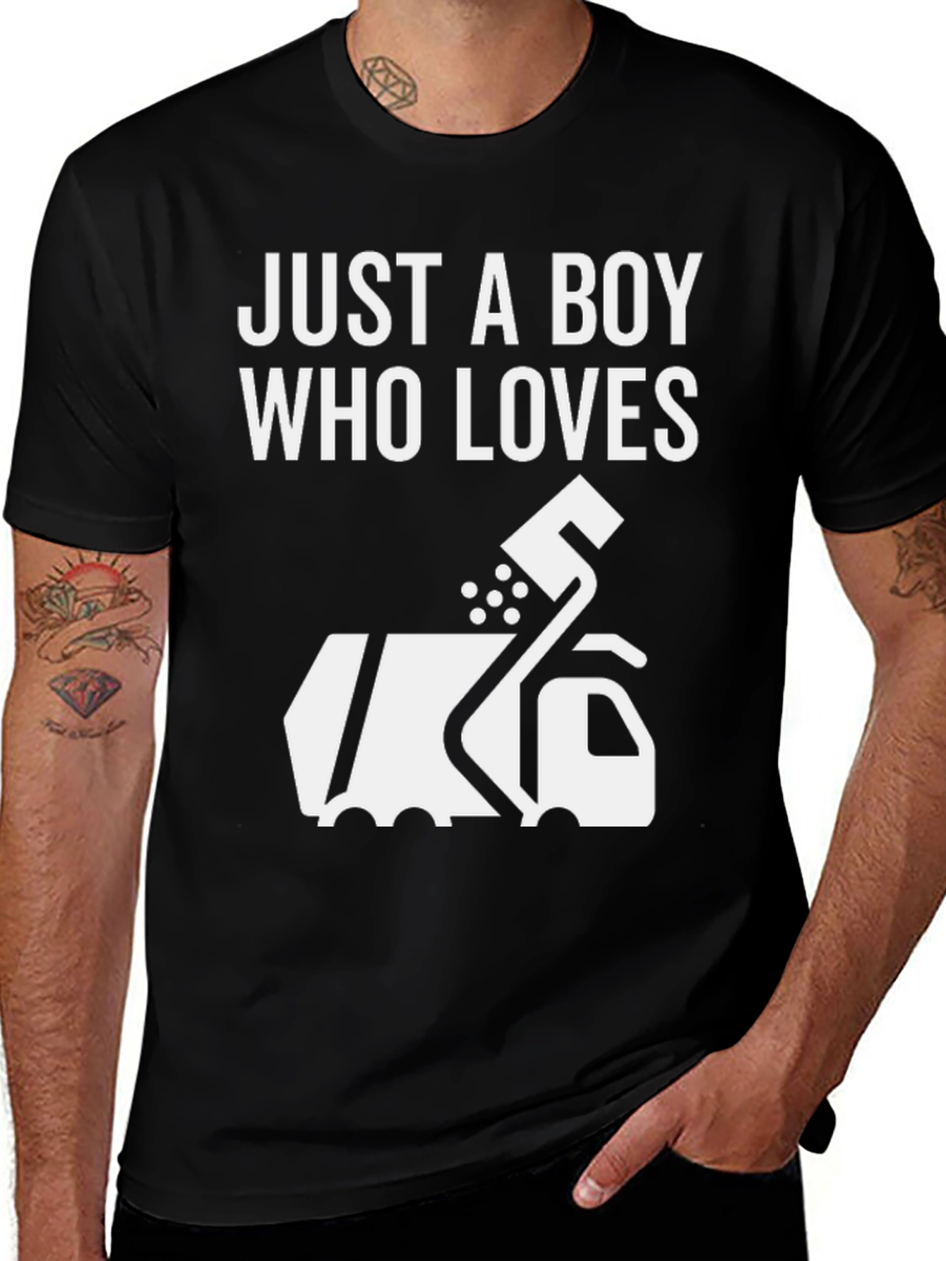 Boy Who Loves Trucks T-Shirt