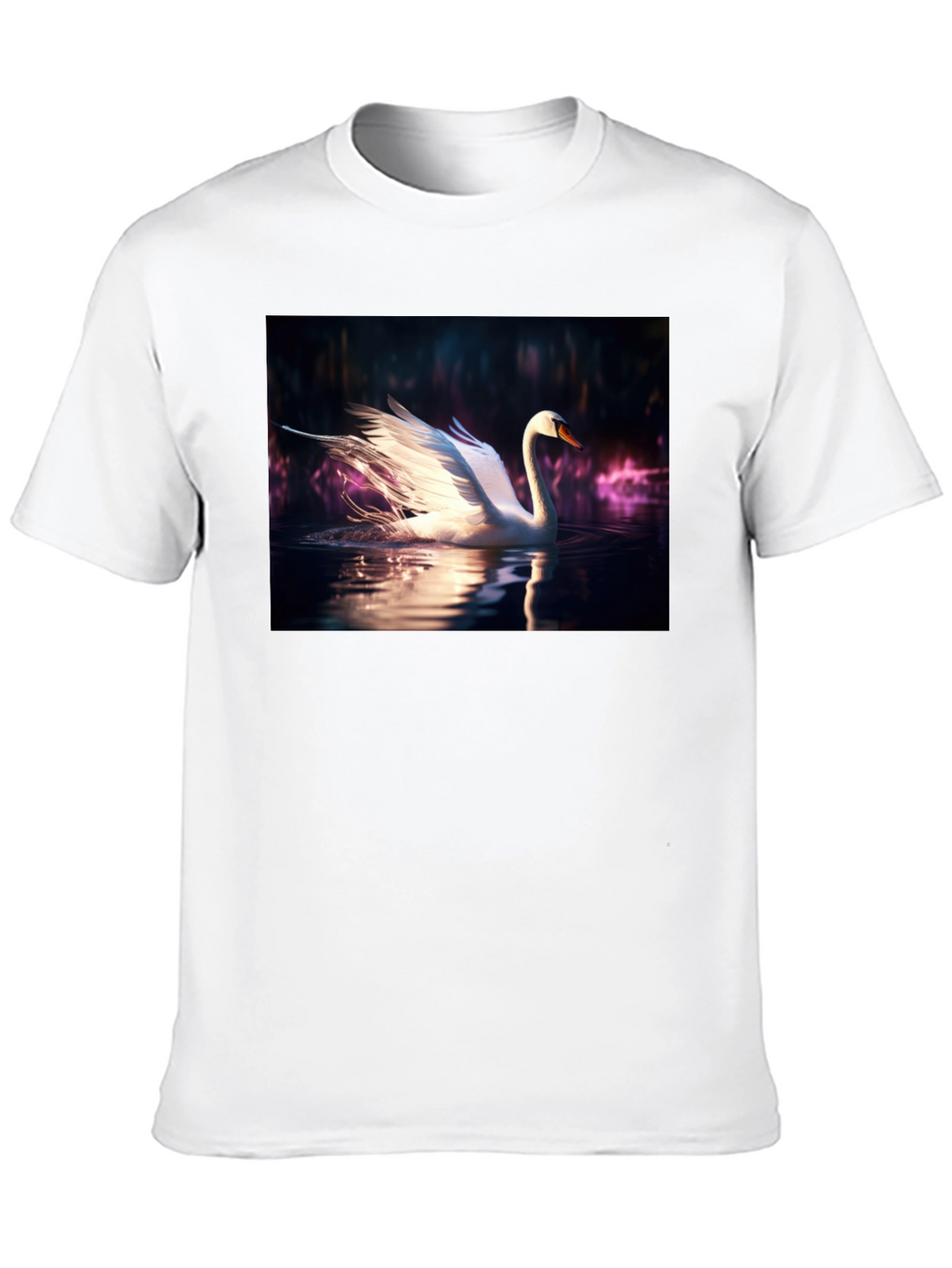 Swan Lake Graphic Tee - Mens Black T-Shirt