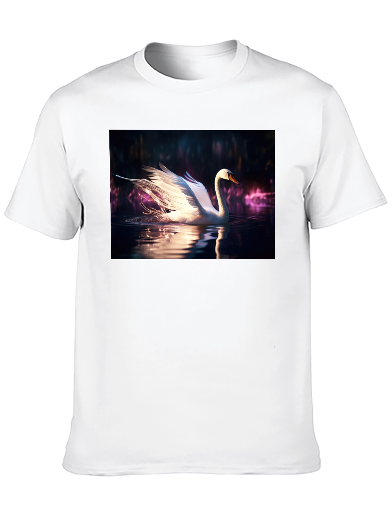 Swan Lake Graphic Tee - Mens Black T-Shirt