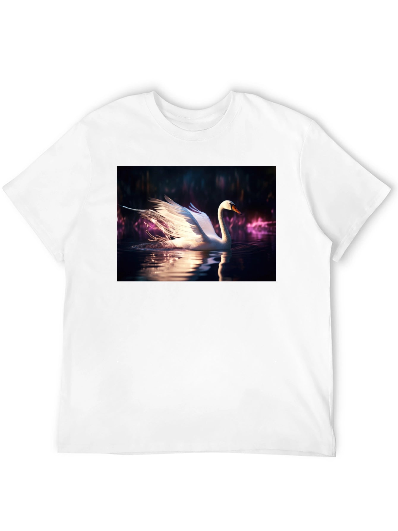 Swan Lake Graphic Tee - Mens Black T-Shirt