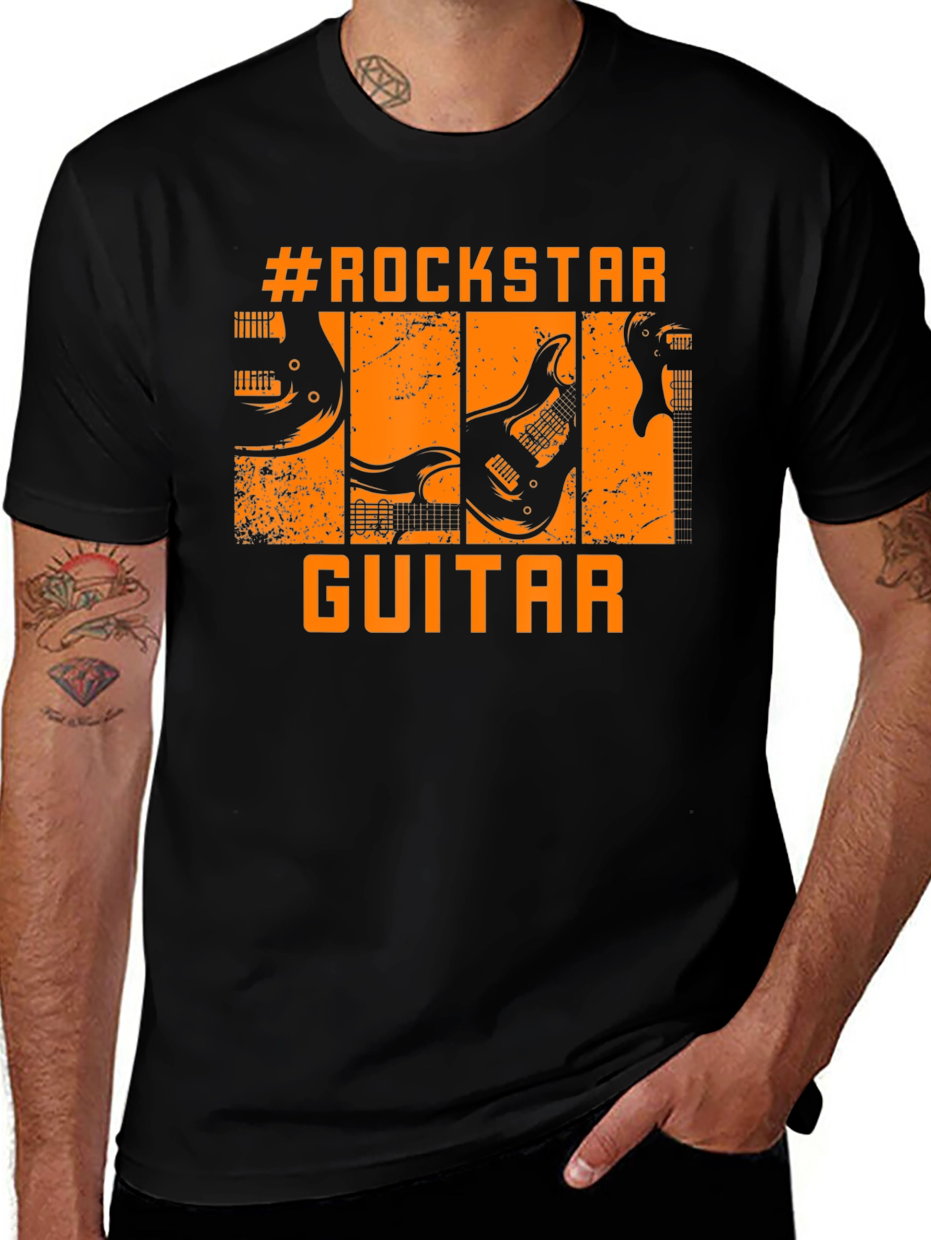 Rockstar Guitar Graphic Tee