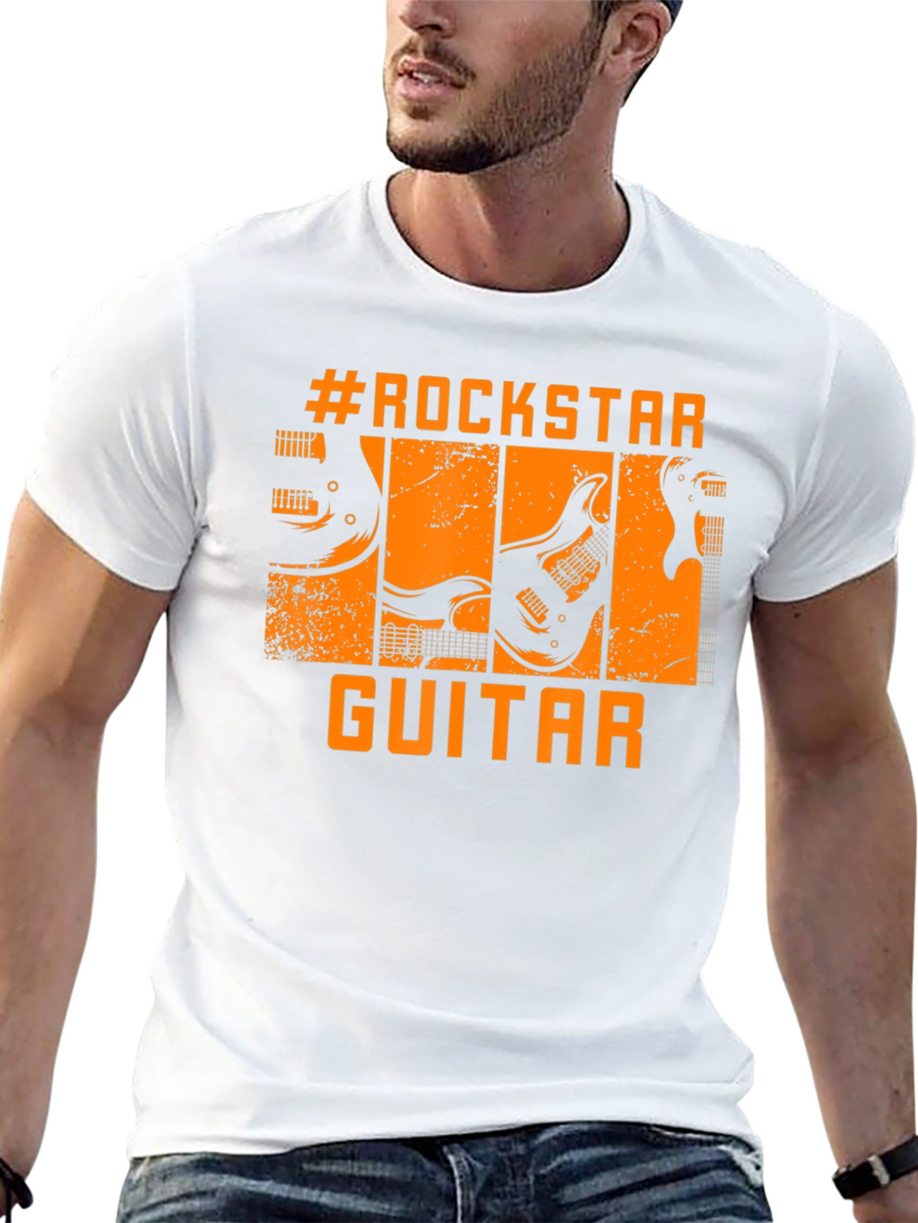 Rockstar Guitar Graphic Tee