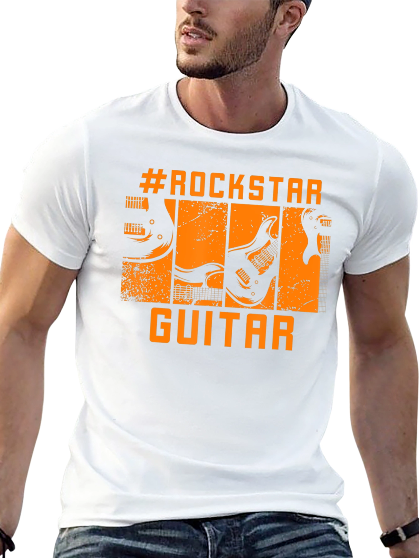 Rockstar Guitar Graphic Tee