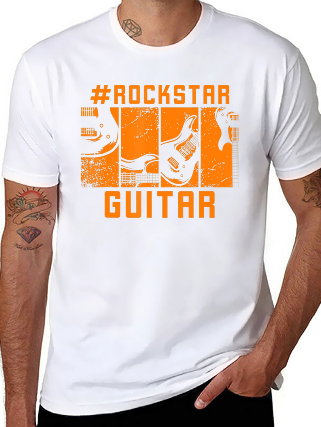 Rockstar Guitar Graphic Tee