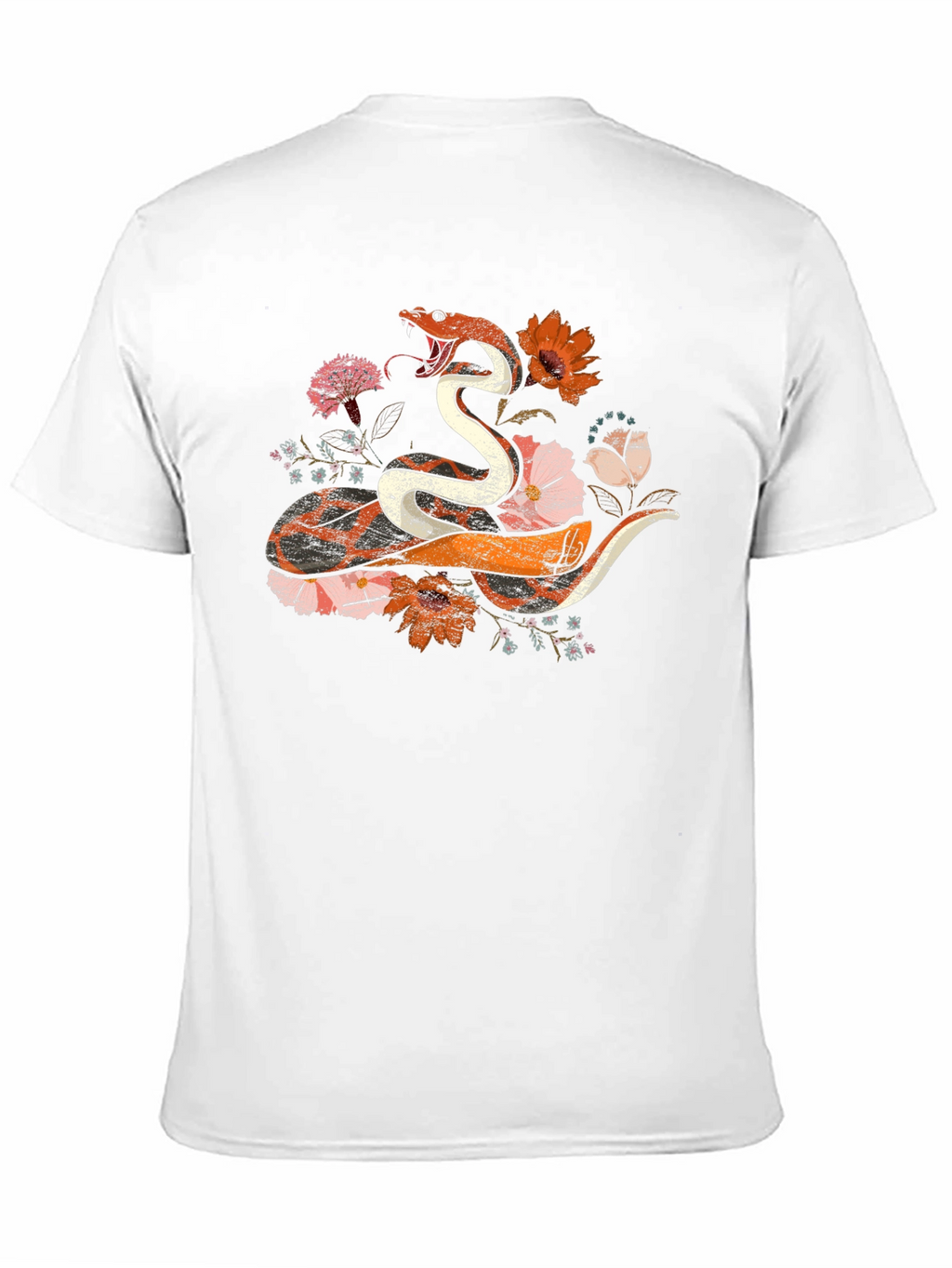 Floral Snake Graphic Tee