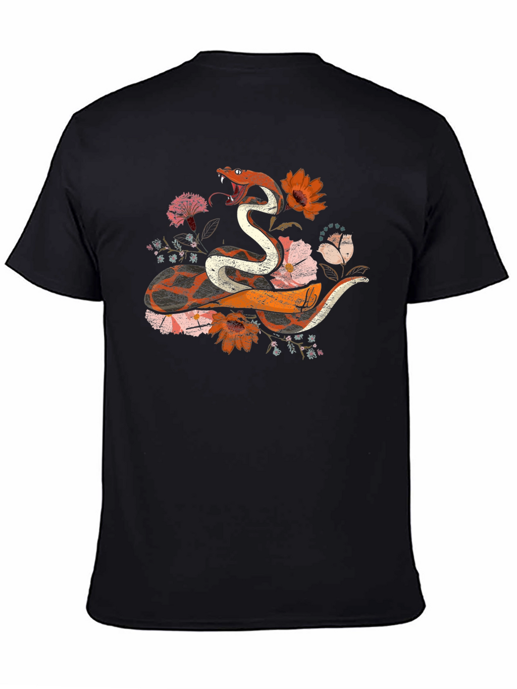 Floral Snake Graphic Tee