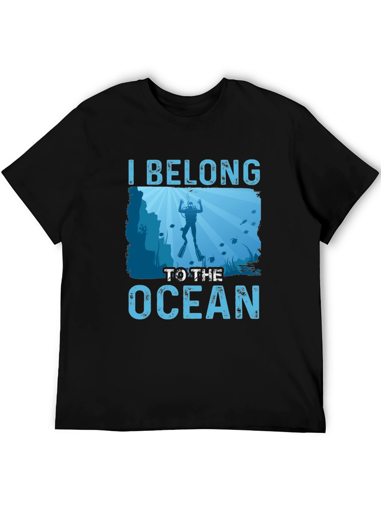 I Belong to the Ocean Diver Graphic T-Shirt