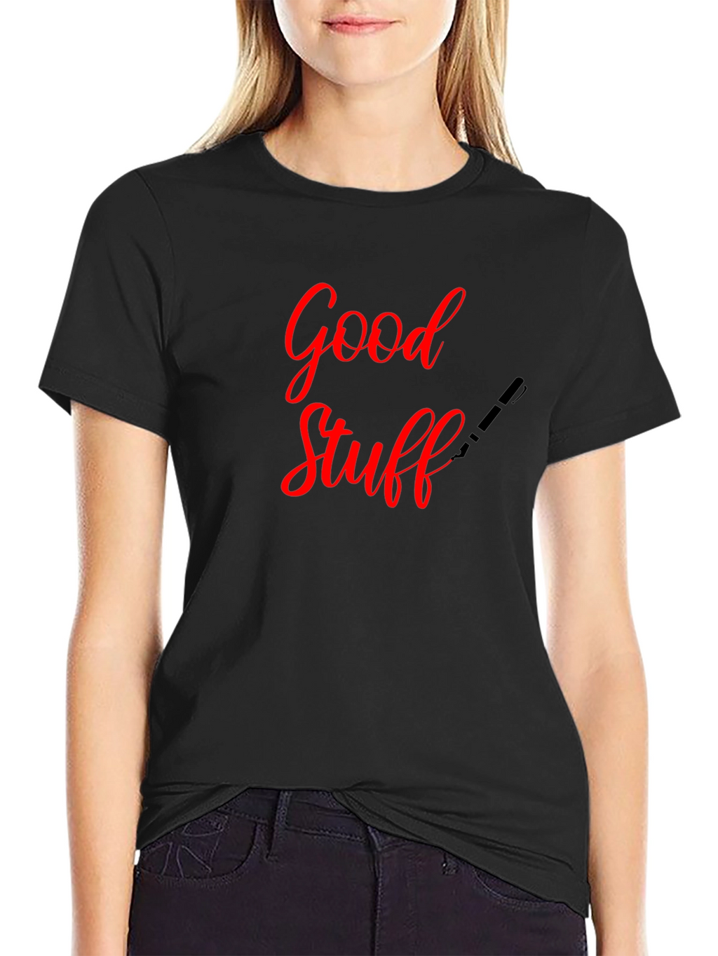 Good Stuff Black T-Shirt