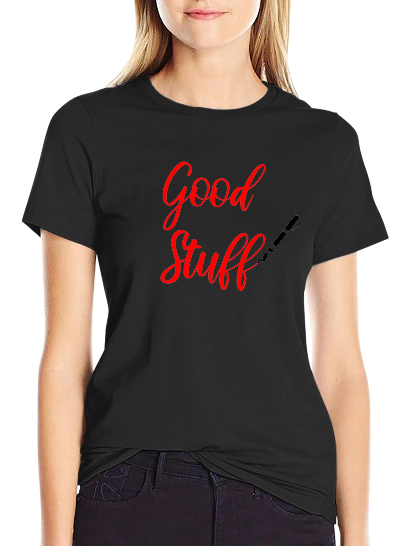 Good Stuff Black T-Shirt