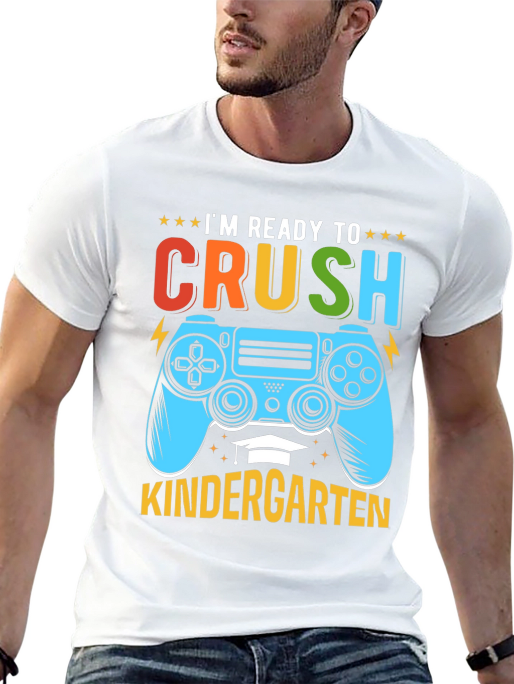 Ready to Crush Kindergarten Gaming T-Shirt