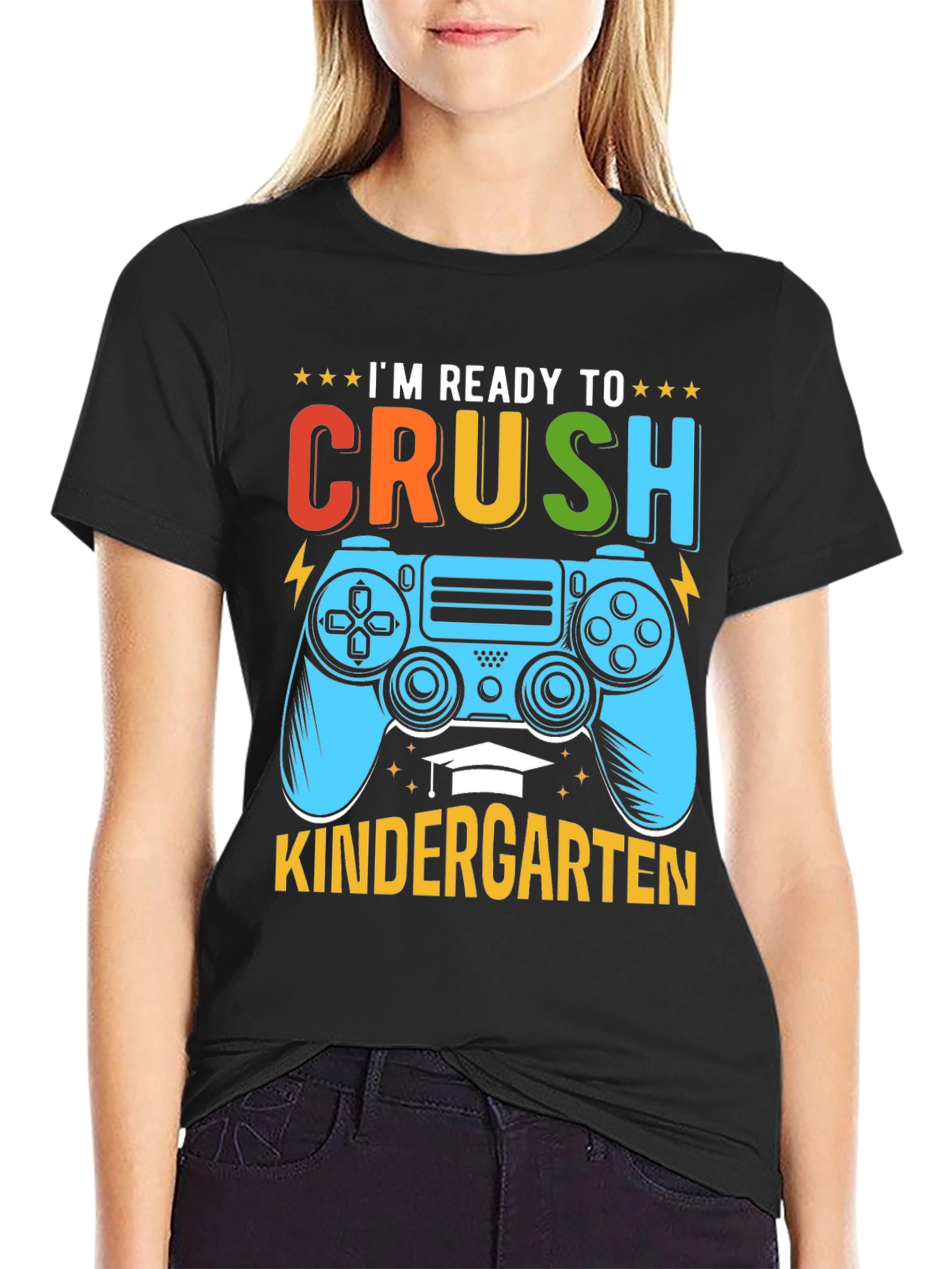 Ready to Crush Kindergarten Gaming T-Shirt