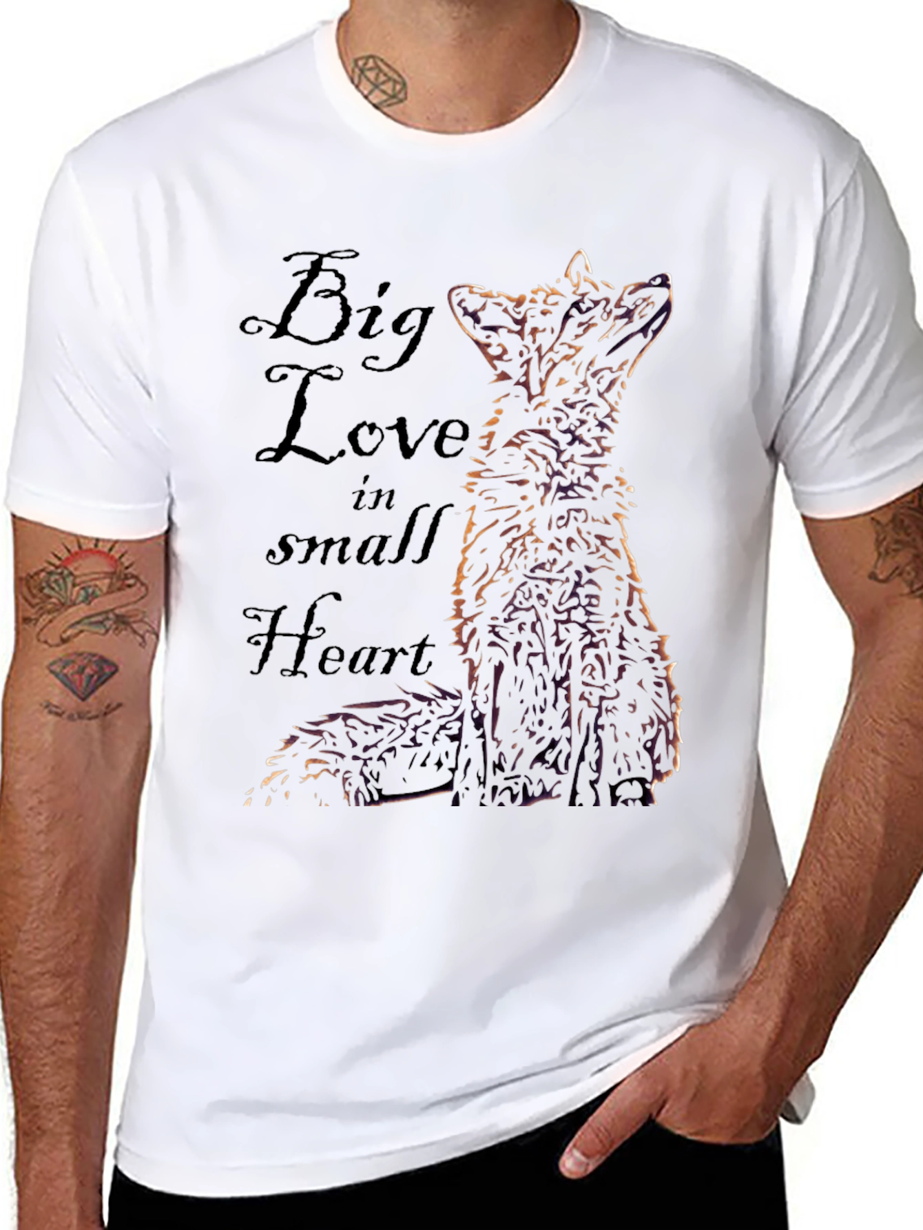 Big Love Wolf Graphic Tee