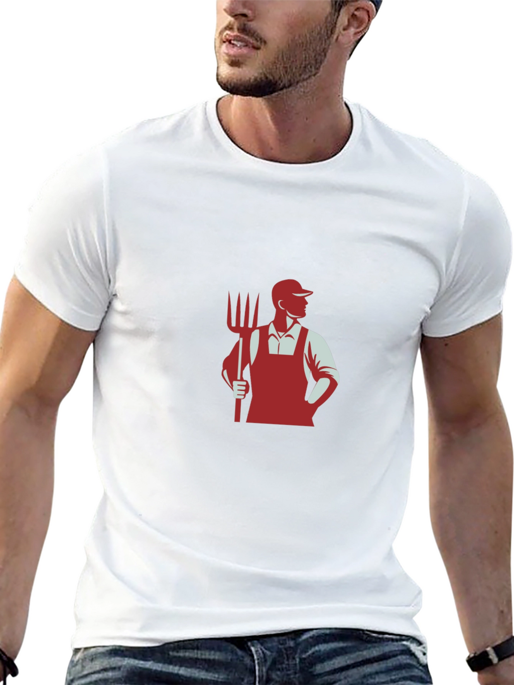Farmer Graphic Tee - Modern Farm Life Style