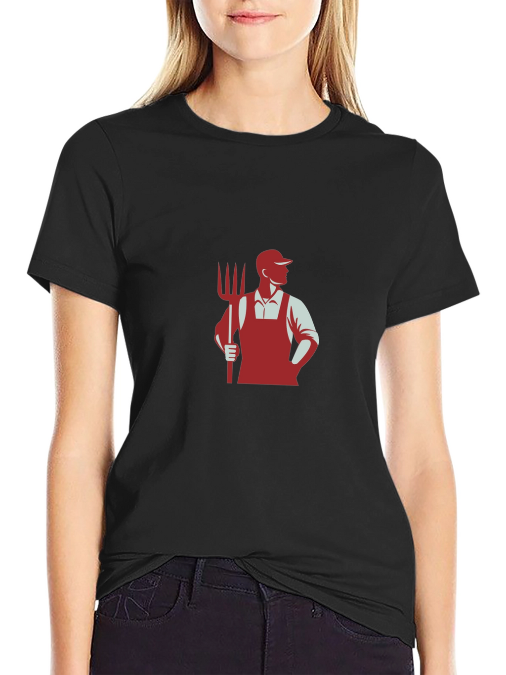 Farmer Graphic Tee - Modern Farm Life Style