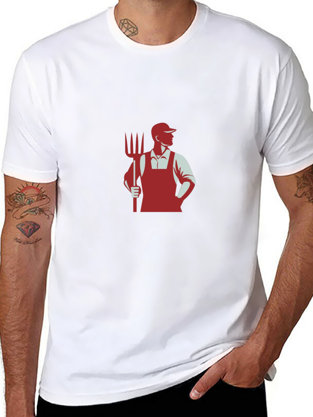 Farmer Graphic Tee - Modern Farm Life Style