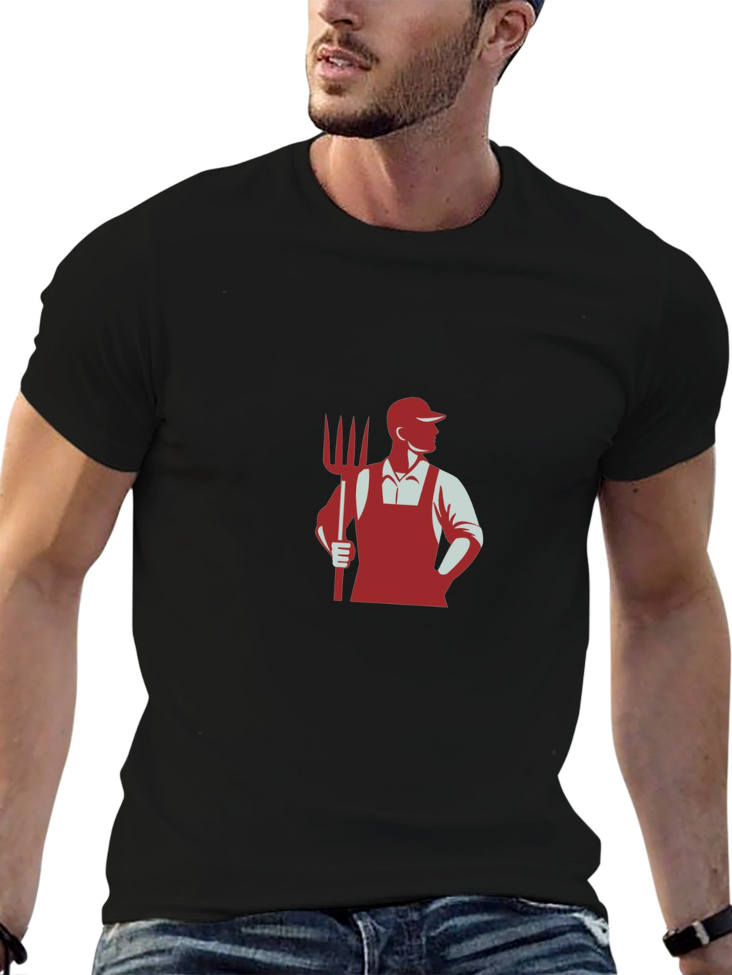 Farmer Graphic Tee - Modern Farm Life Style