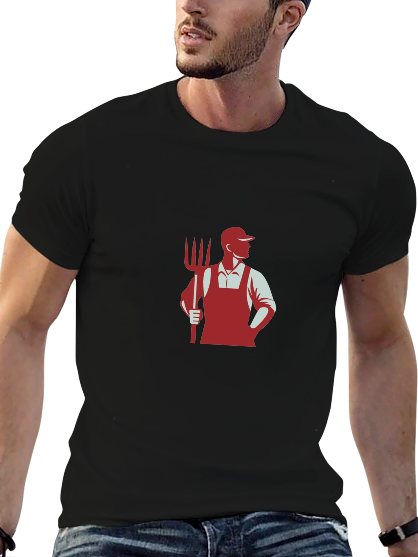 Farmer Graphic Tee - Modern Farm Life Style