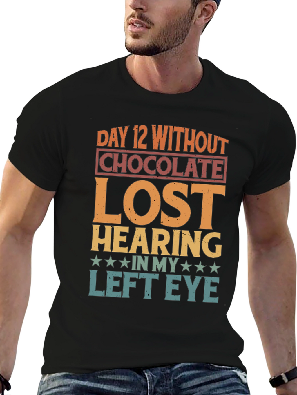Funny Chocolate Withdrawal Graphic T-Shirt