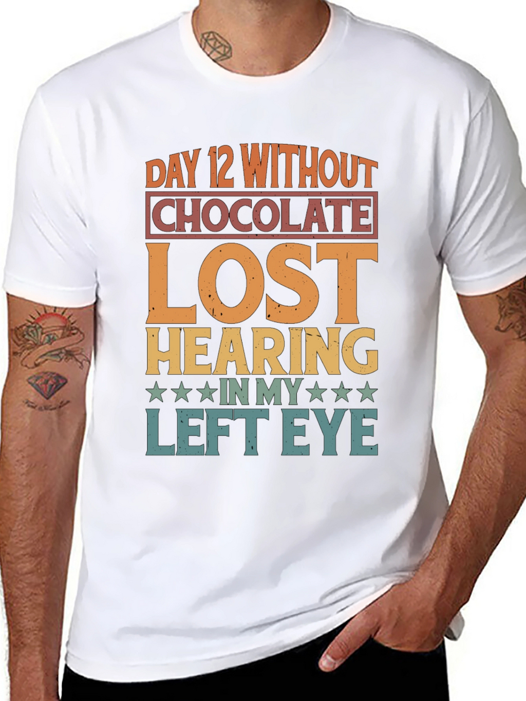 Funny Chocolate Withdrawal Graphic T-Shirt