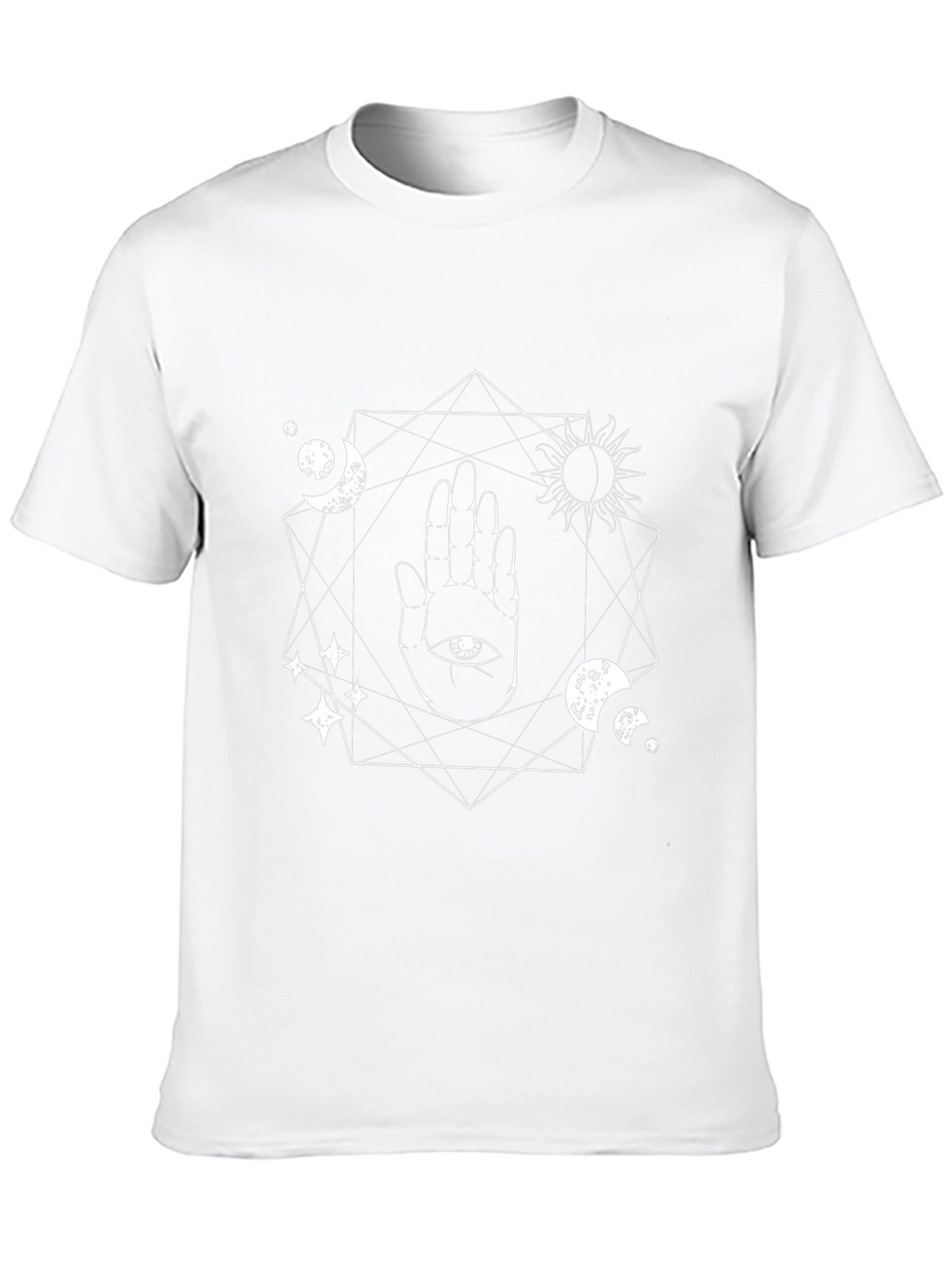 Mystic Hand Graphic T-Shirt - Black