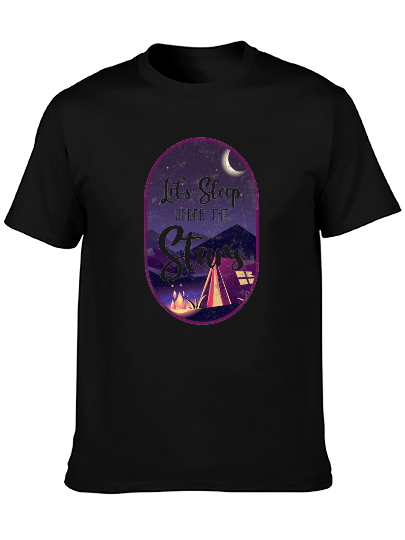 Lets Sleep Under the Stars Graphic T-Shirt