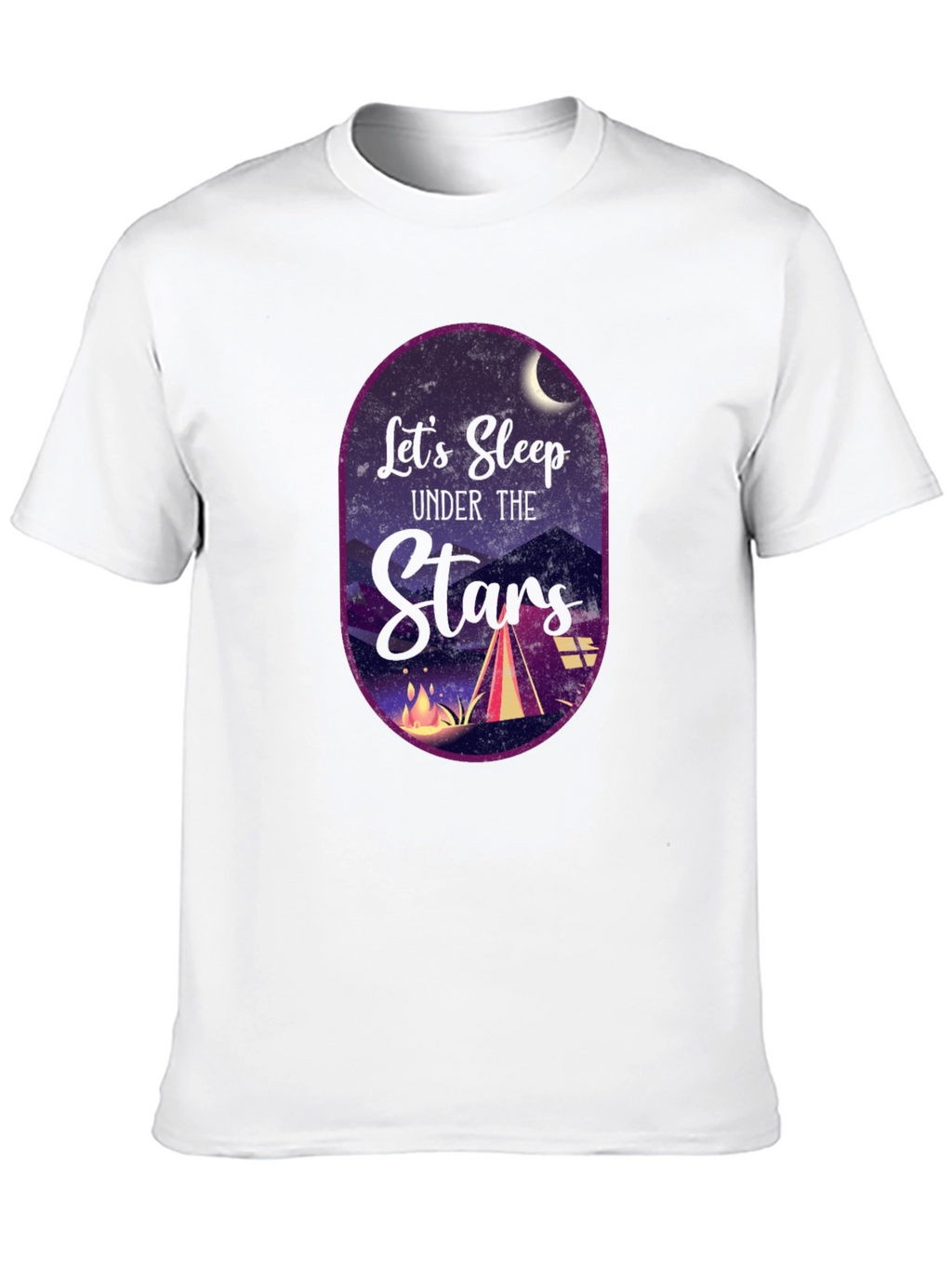 Lets Sleep Under the Stars Graphic T-Shirt
