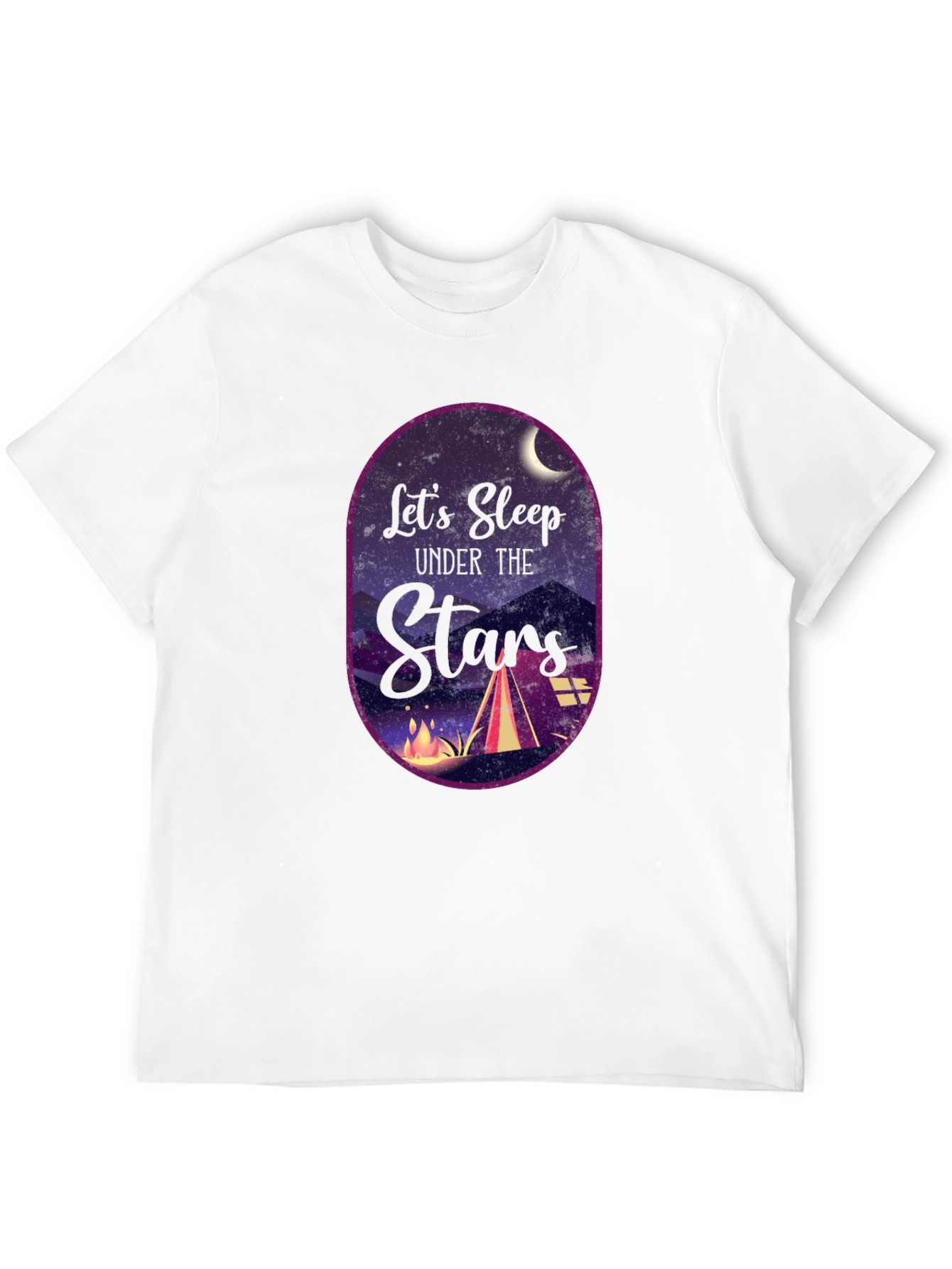 Lets Sleep Under the Stars Graphic T-Shirt
