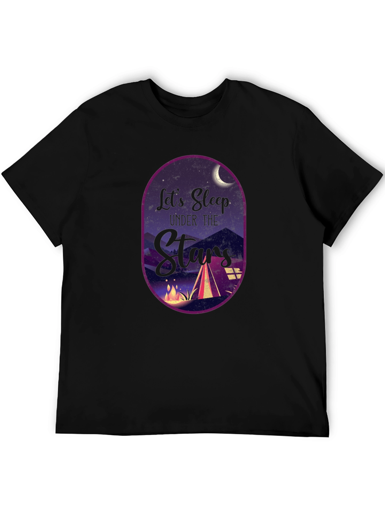 Lets Sleep Under the Stars Graphic T-Shirt