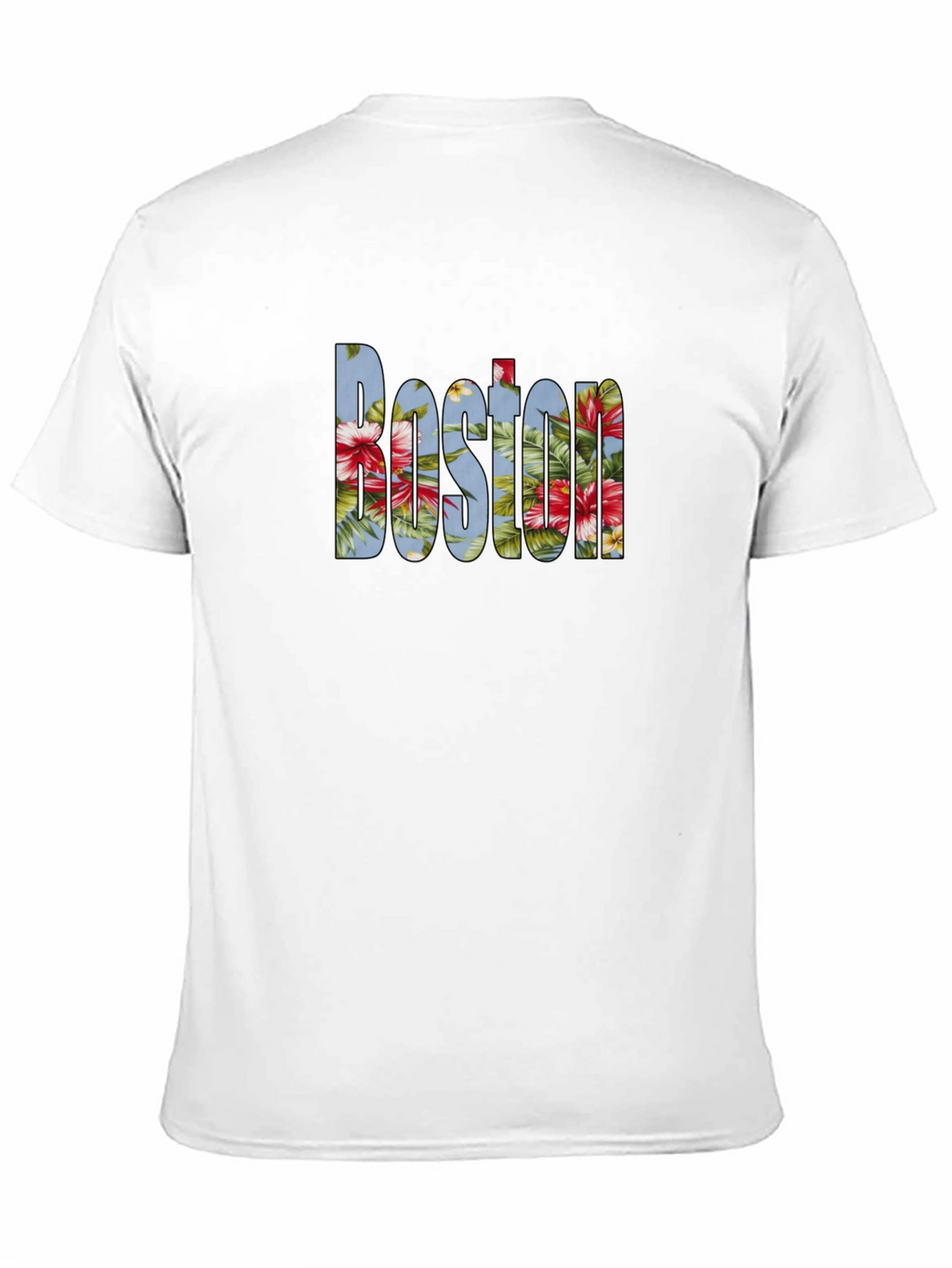 Floral Boston Graphic T-Shirt