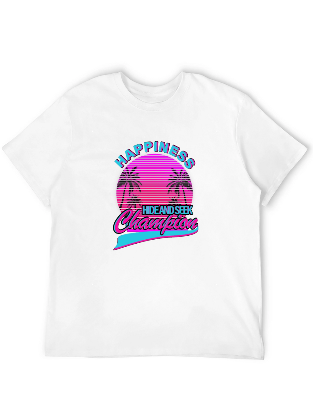 Happiness Hide & Seek Champion Retro Graphic T-Shirt