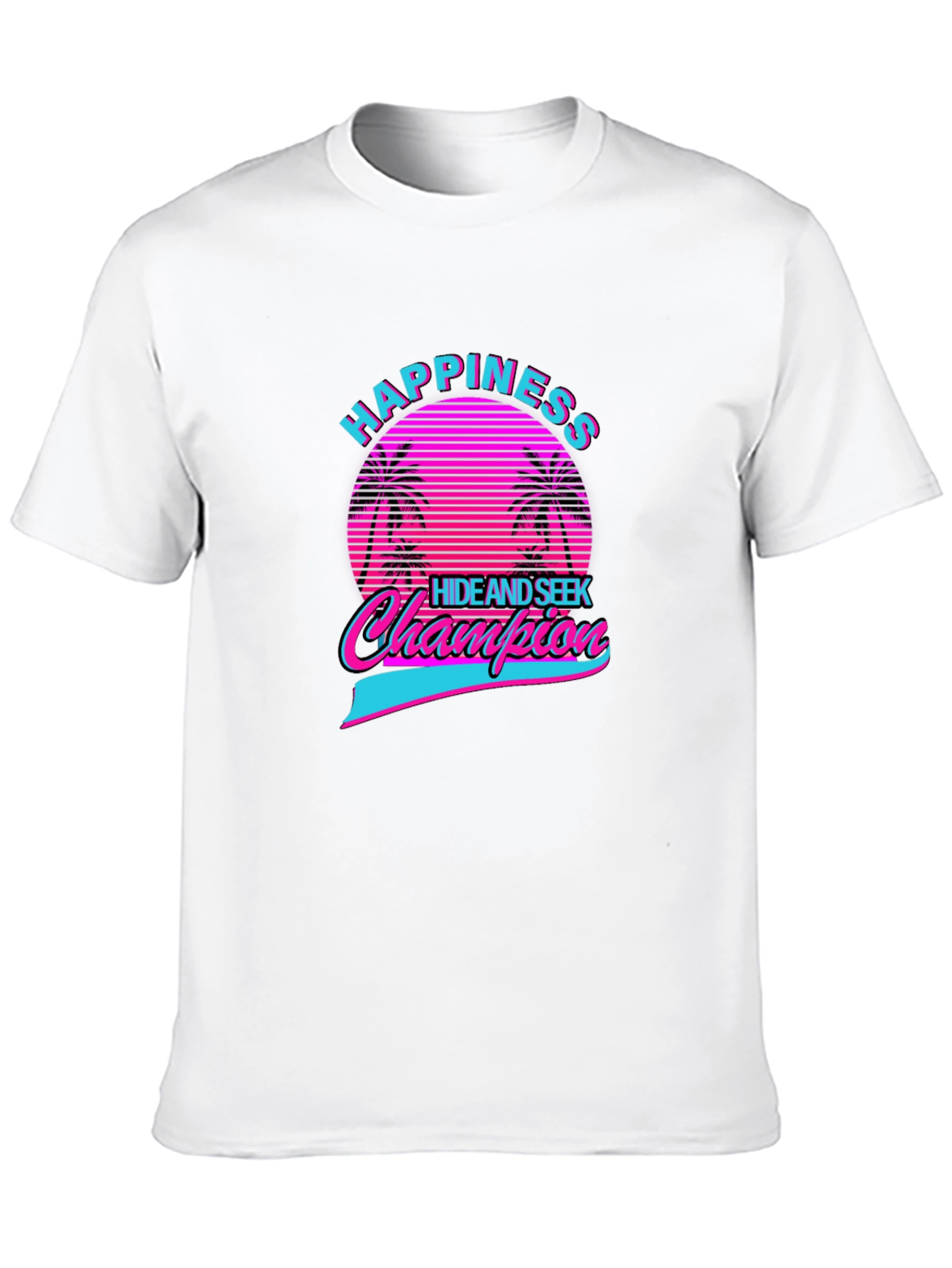 Happiness Hide & Seek Champion Retro Graphic T-Shirt