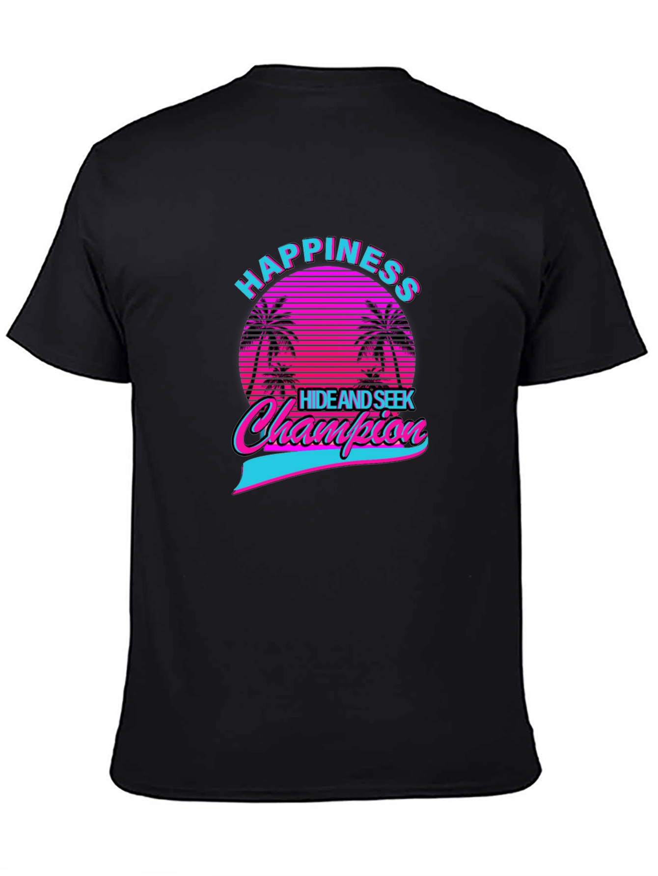 Happiness Hide & Seek Champion Retro Graphic T-Shirt