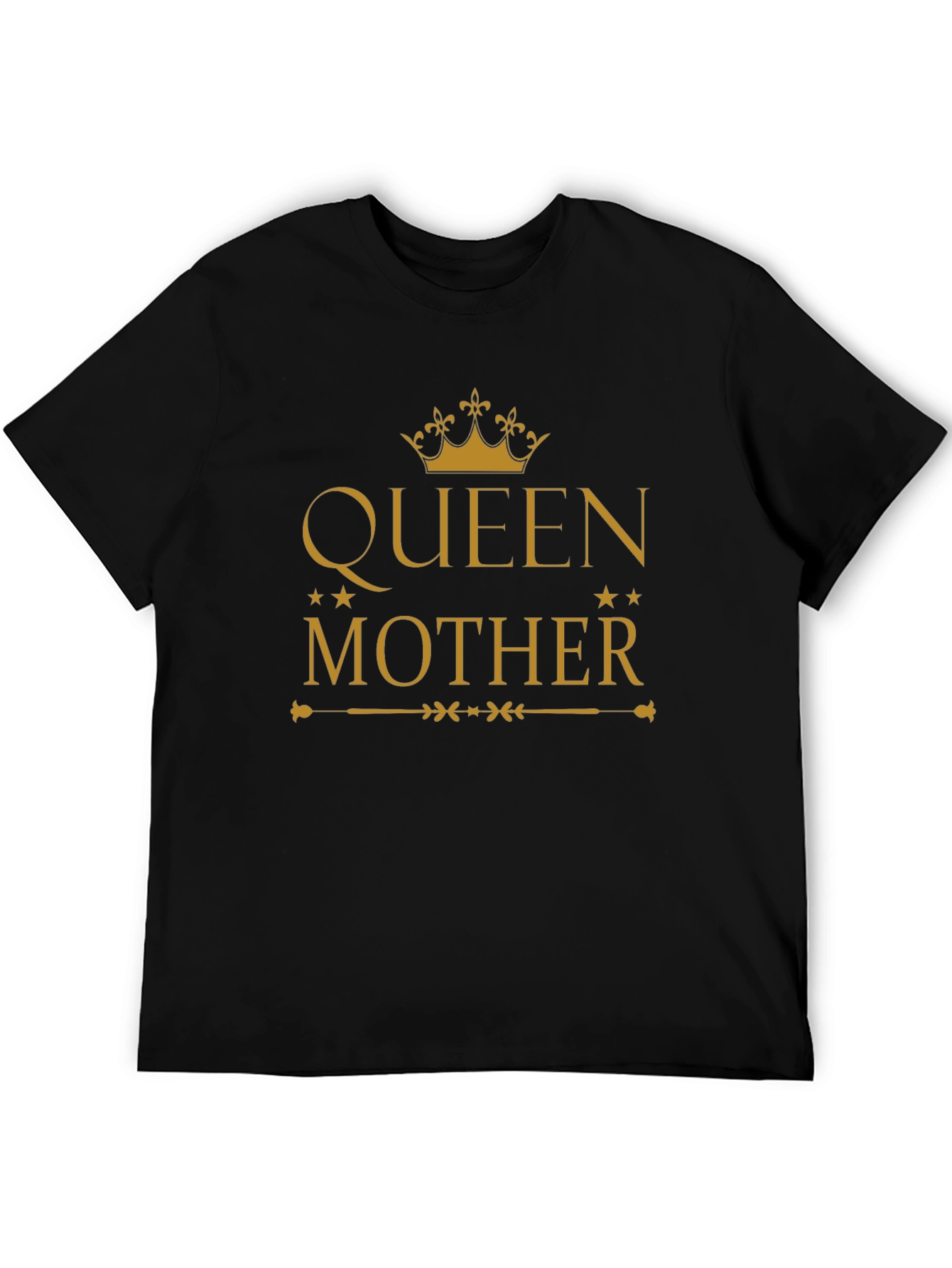 Queen Mother Graphic Tee - Black