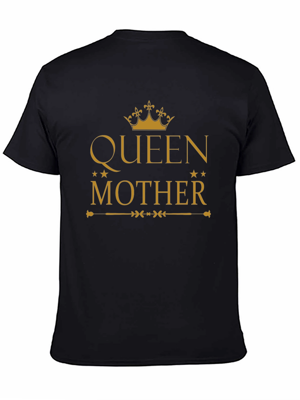 Queen Mother Graphic Tee - Black