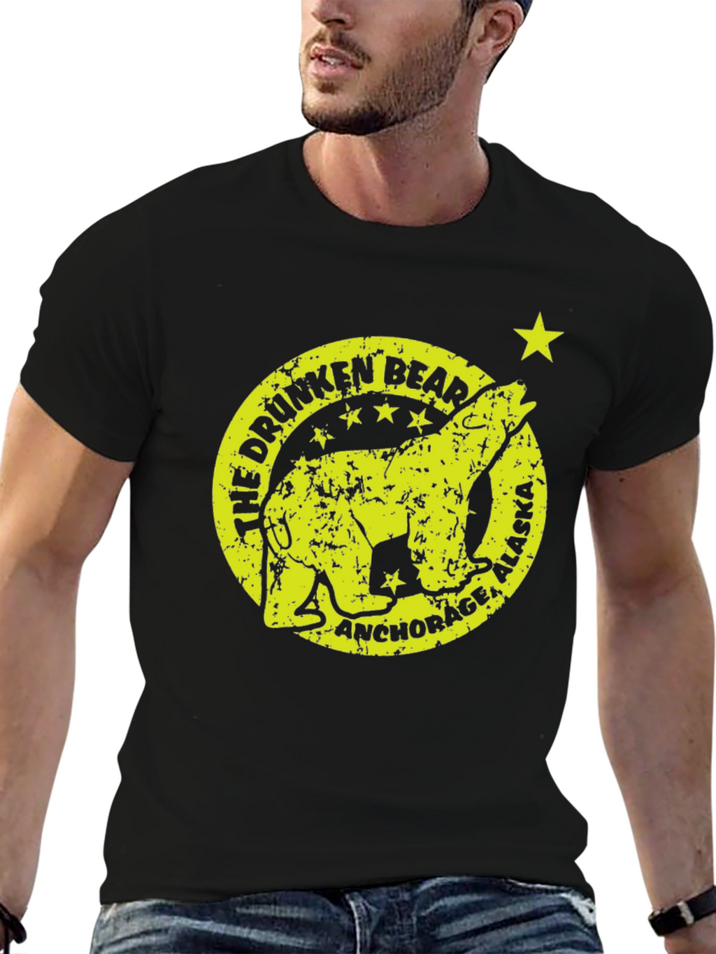Drunken Bear Alaska Graphic Tee