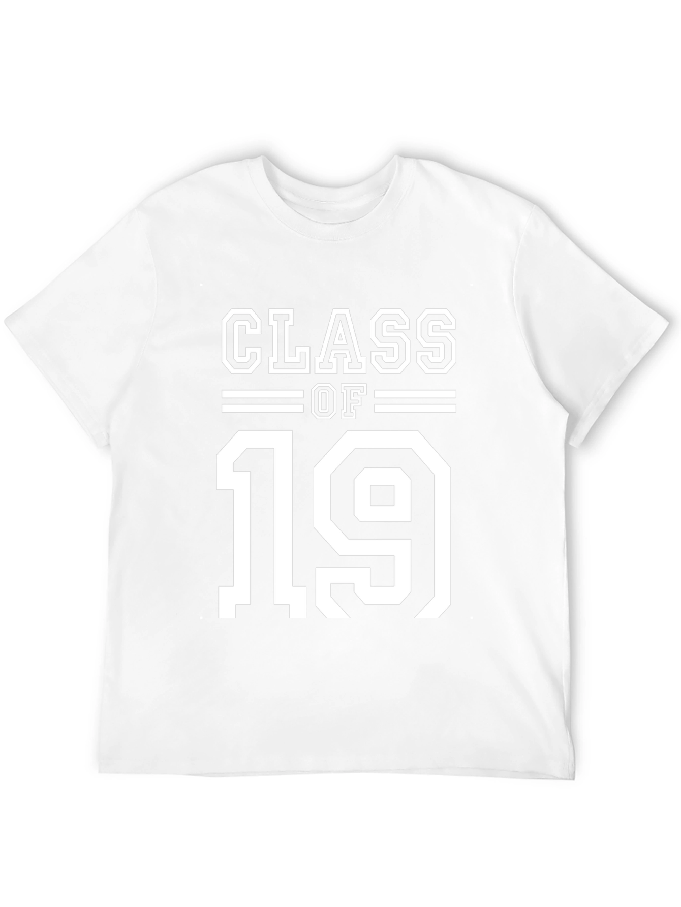 Class of 19 T-Shirt Black Graduation Tee