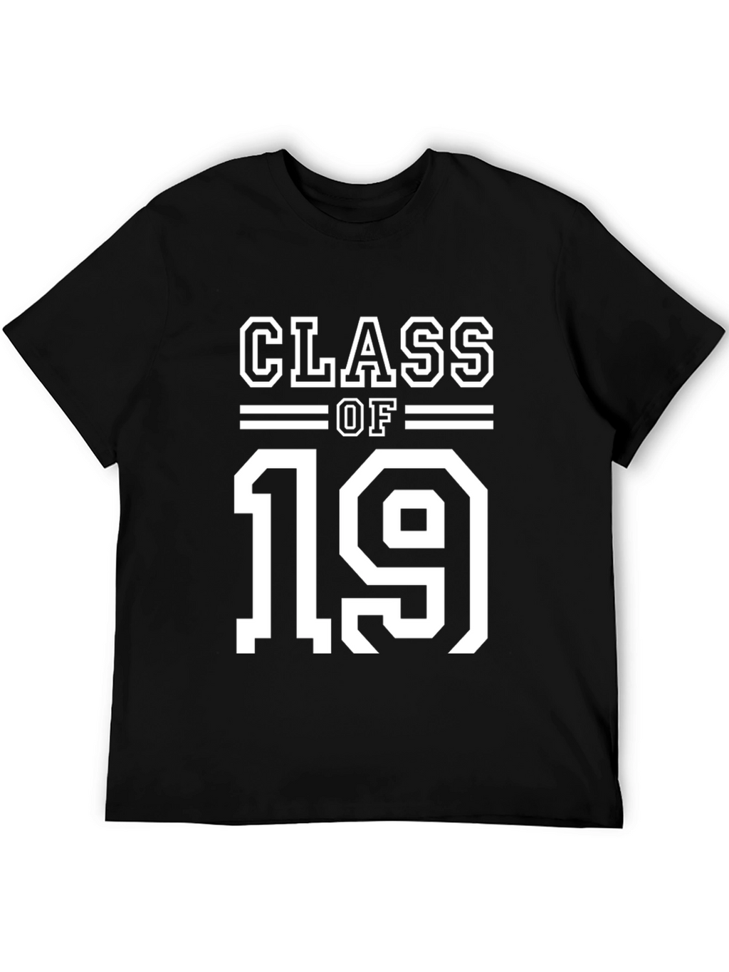 Class of 19 T-Shirt Black Graduation Tee