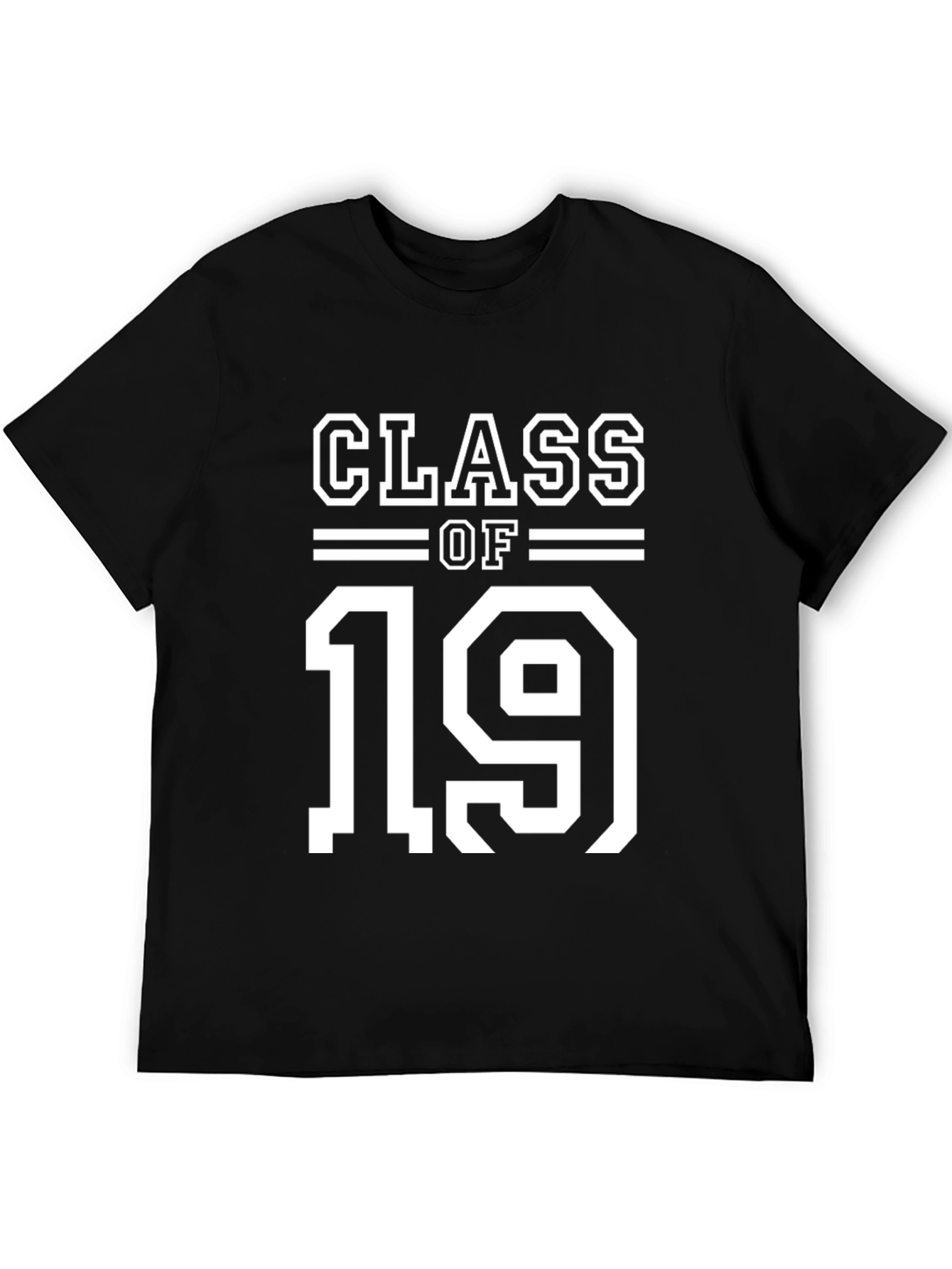 Class of 19 T-Shirt Black Graduation Tee