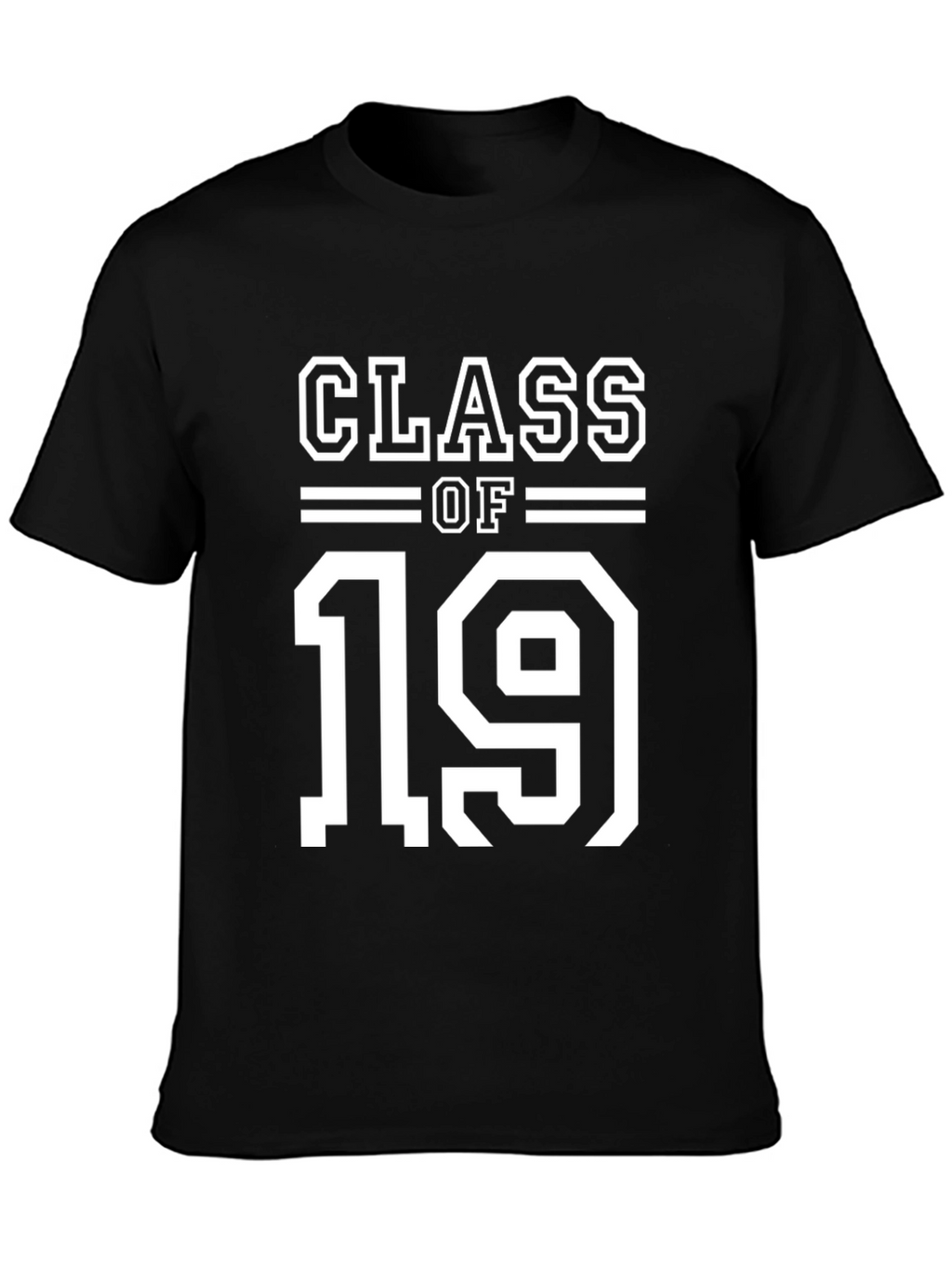 Class of 19 T-Shirt Black Graduation Tee