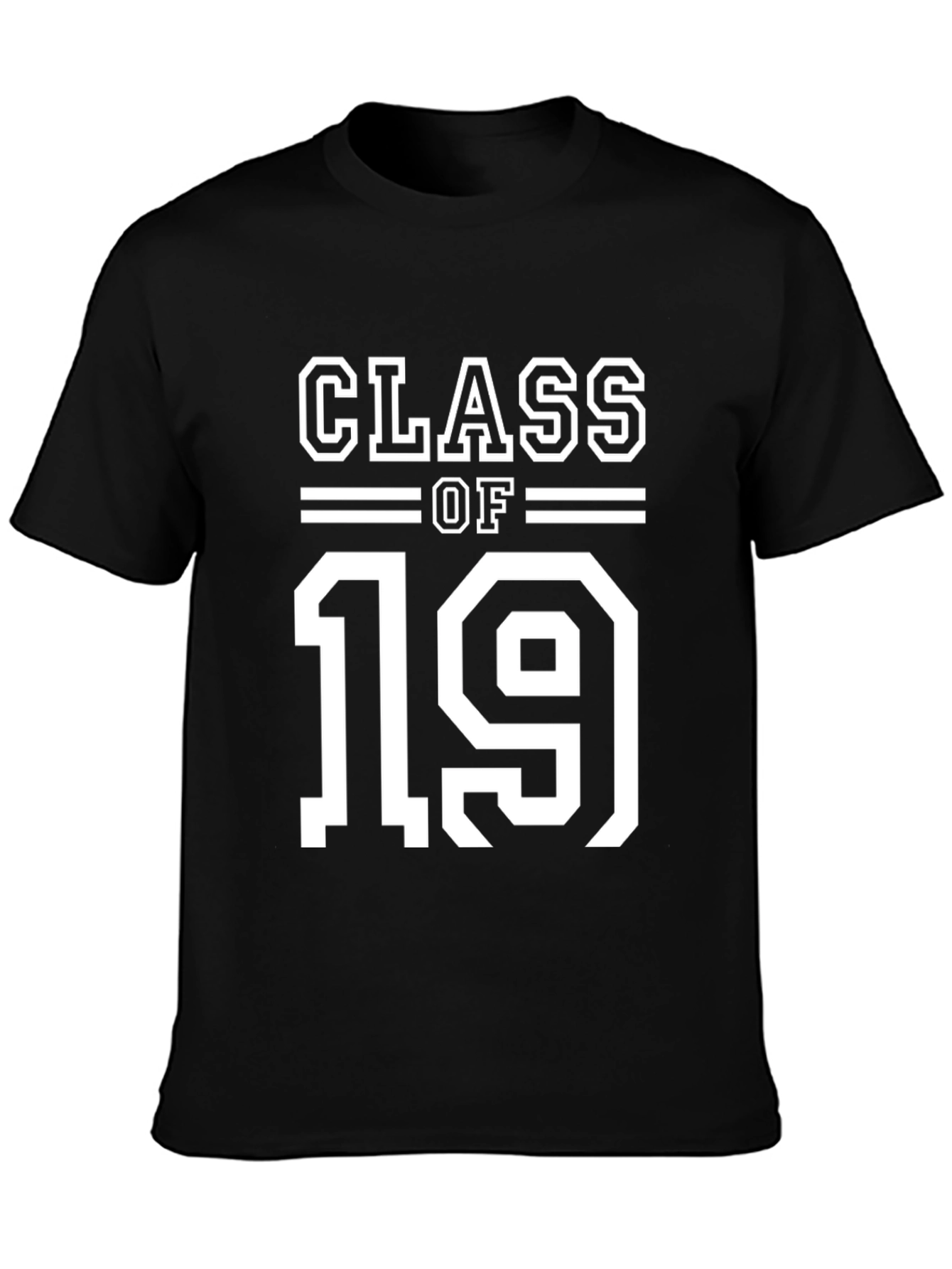 Class of 19 T-Shirt Black Graduation Tee