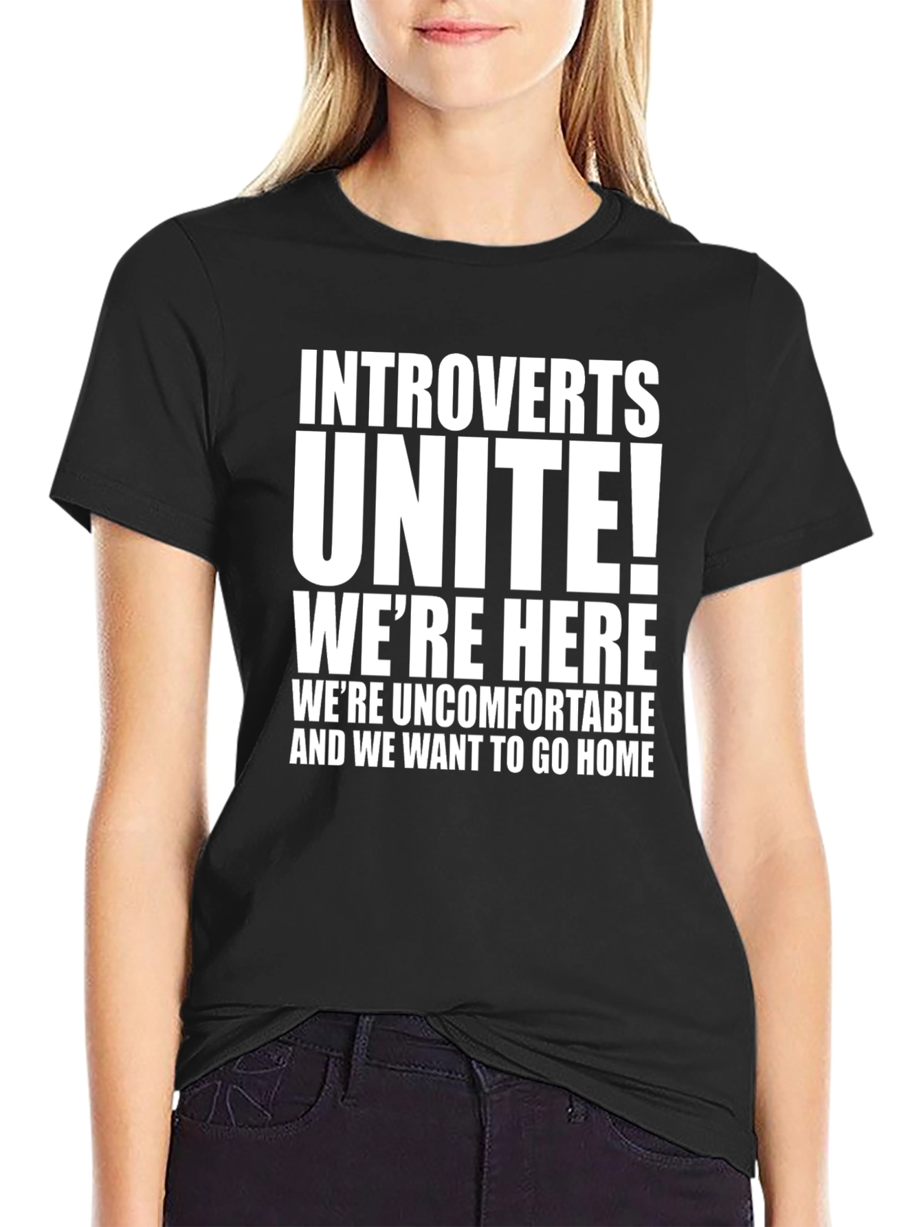 Introvert Unite! Funny Graphic Tee