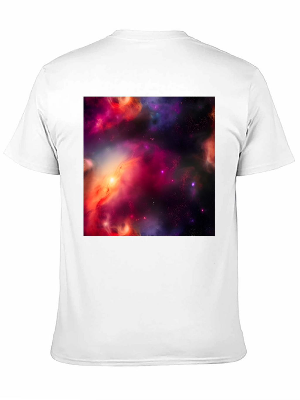 Nebula Print Black T-Shirt