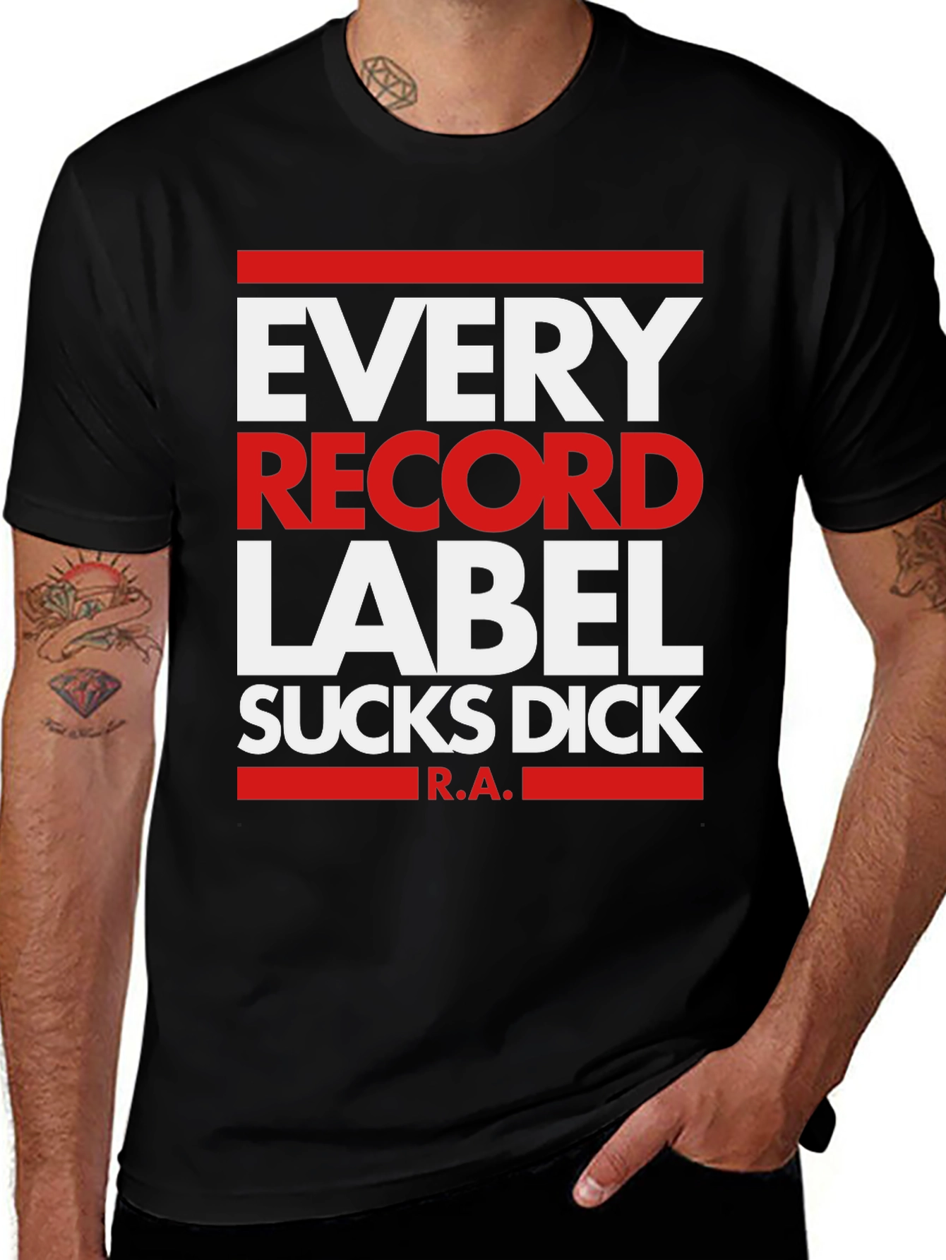 Every Record Label Graphic T-Shirt