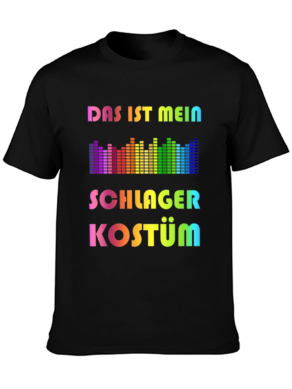 Schlager Kostüm Rainbow T-Shirt - Music Festival Outfit
