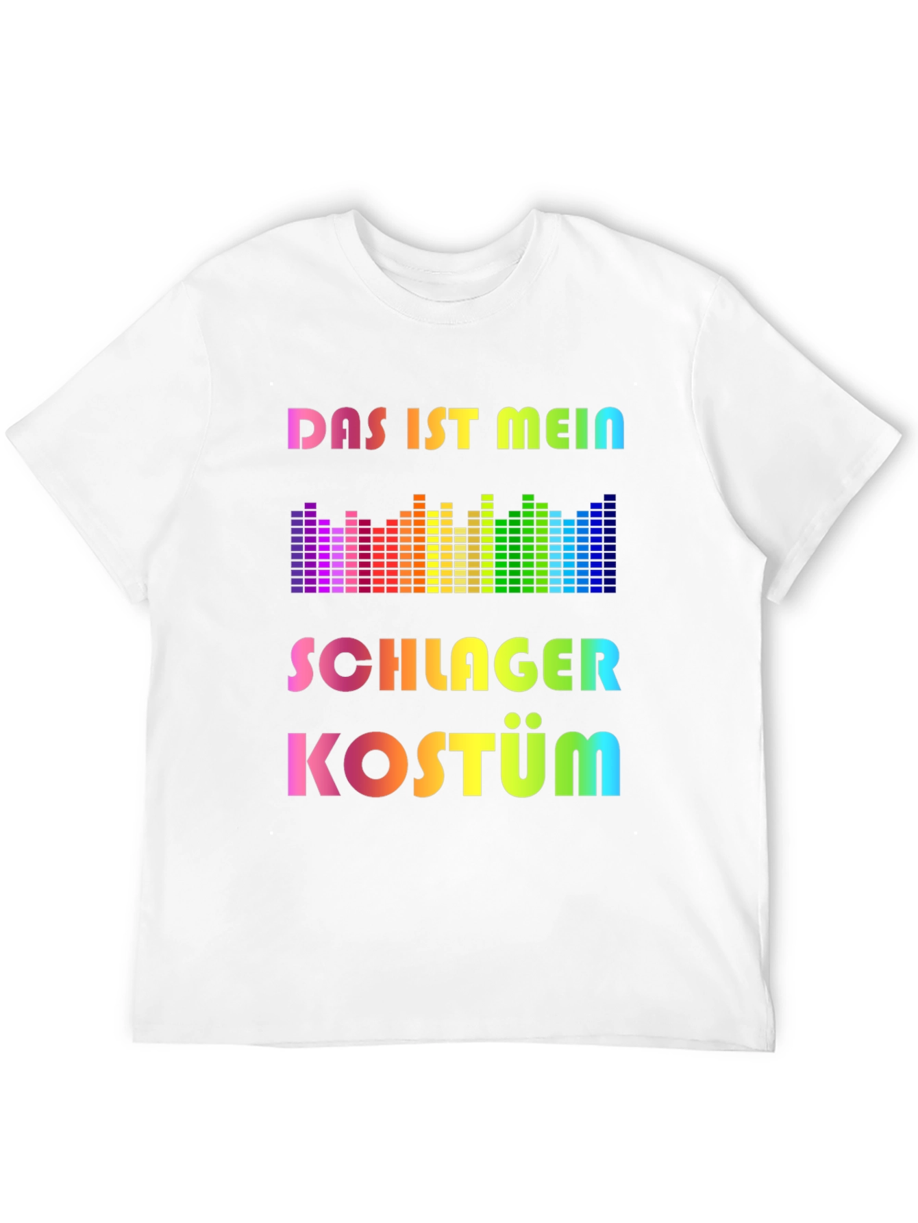 Schlager Kostüm Rainbow T-Shirt - Music Festival Outfit