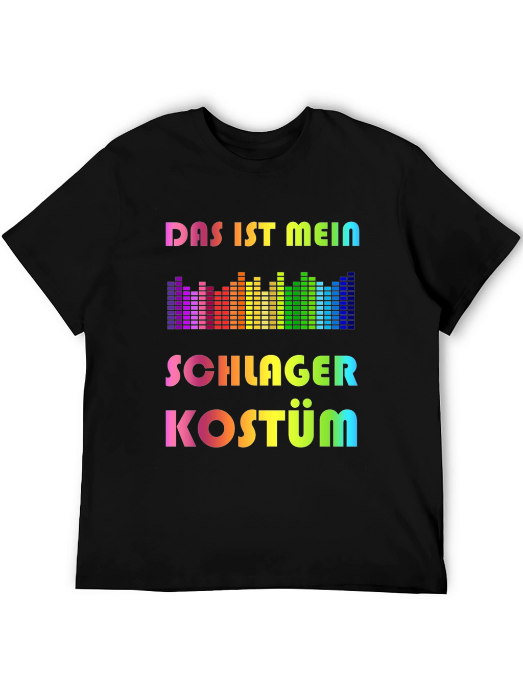 Schlager Kostüm Rainbow T-Shirt - Music Festival Outfit