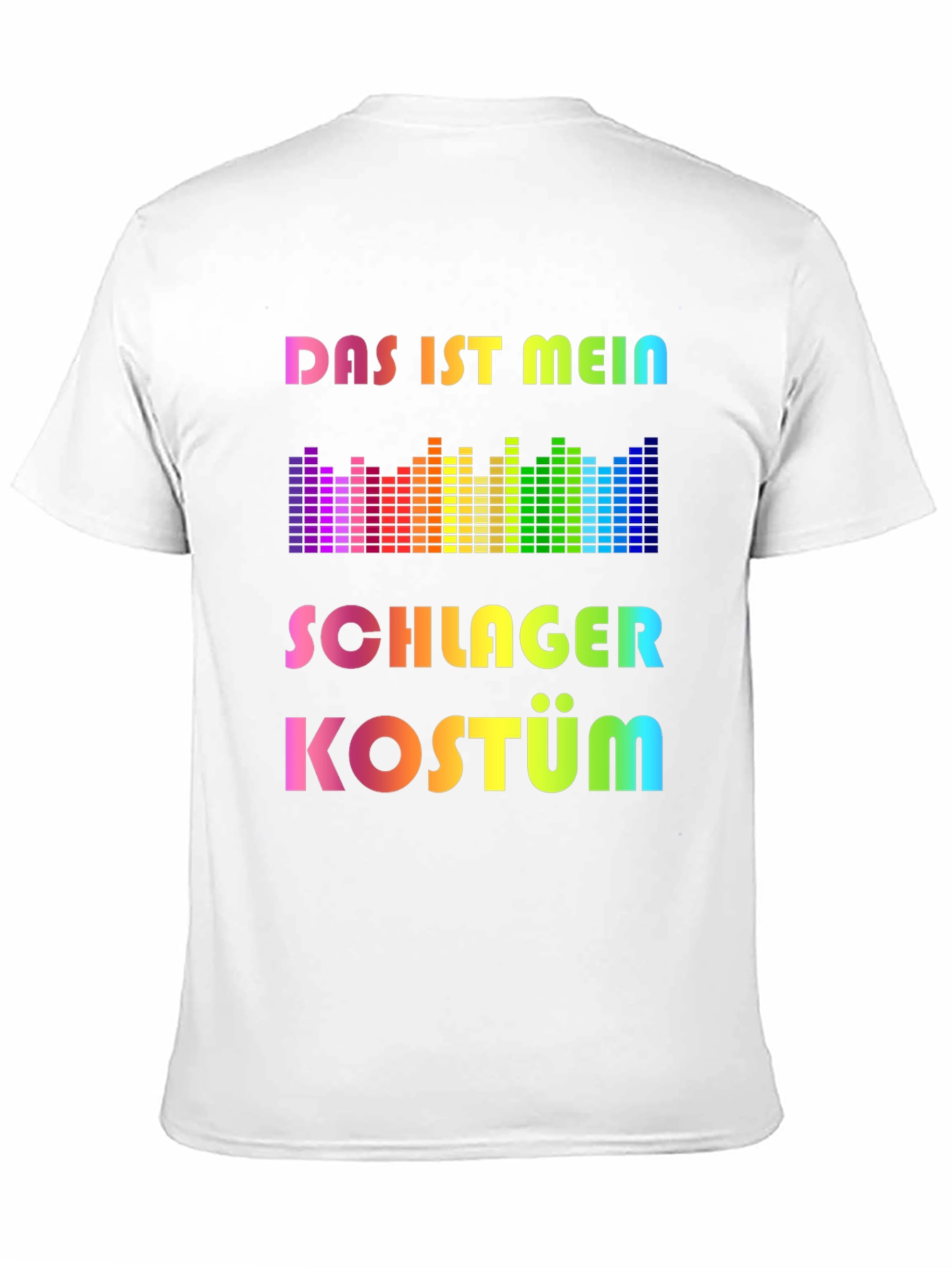Schlager Kostüm Rainbow T-Shirt - Music Festival Outfit