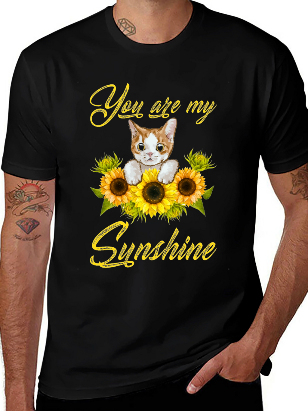 You Are My Sunshine Cat Graphic Tee