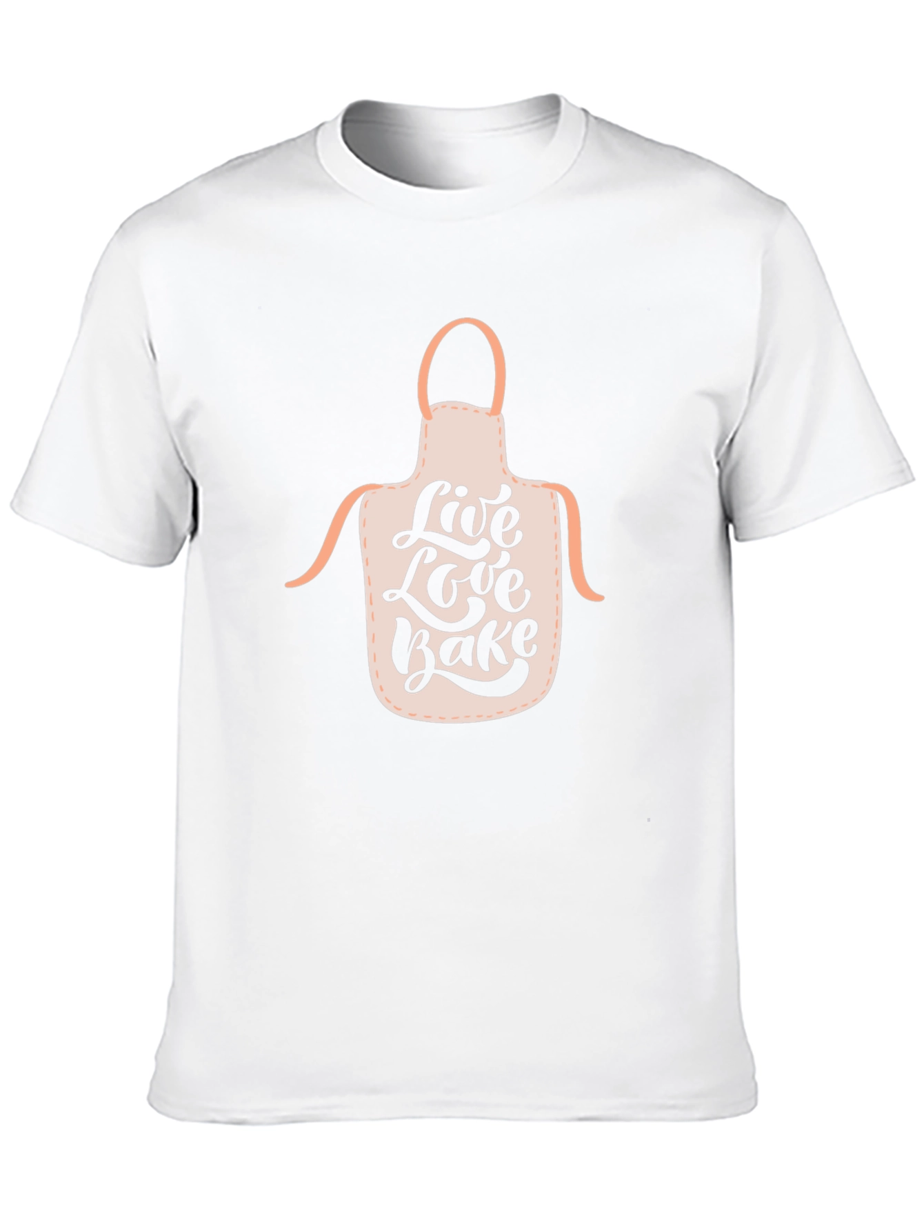 Live Love Bake Apron Graphic T-Shirt